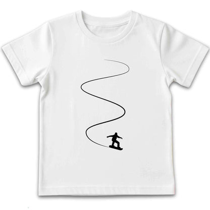 Snowboard Slalom Kids T-Shirt