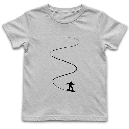 Snowboard Slalom Kids T-Shirt