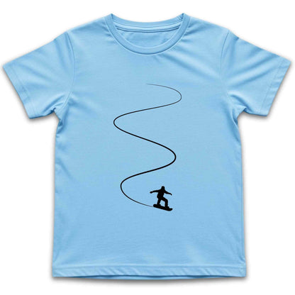 Snowboard Slalom Kids T-Shirt