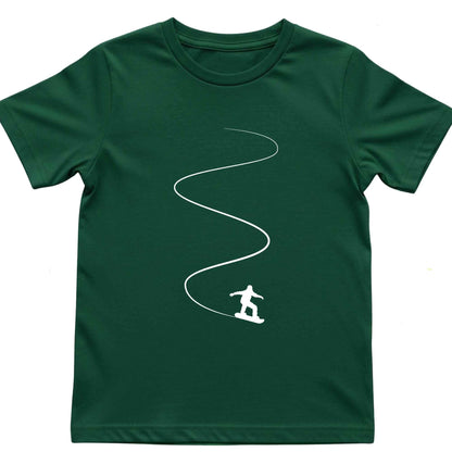 Snowboard Slalom Kids T-Shirt