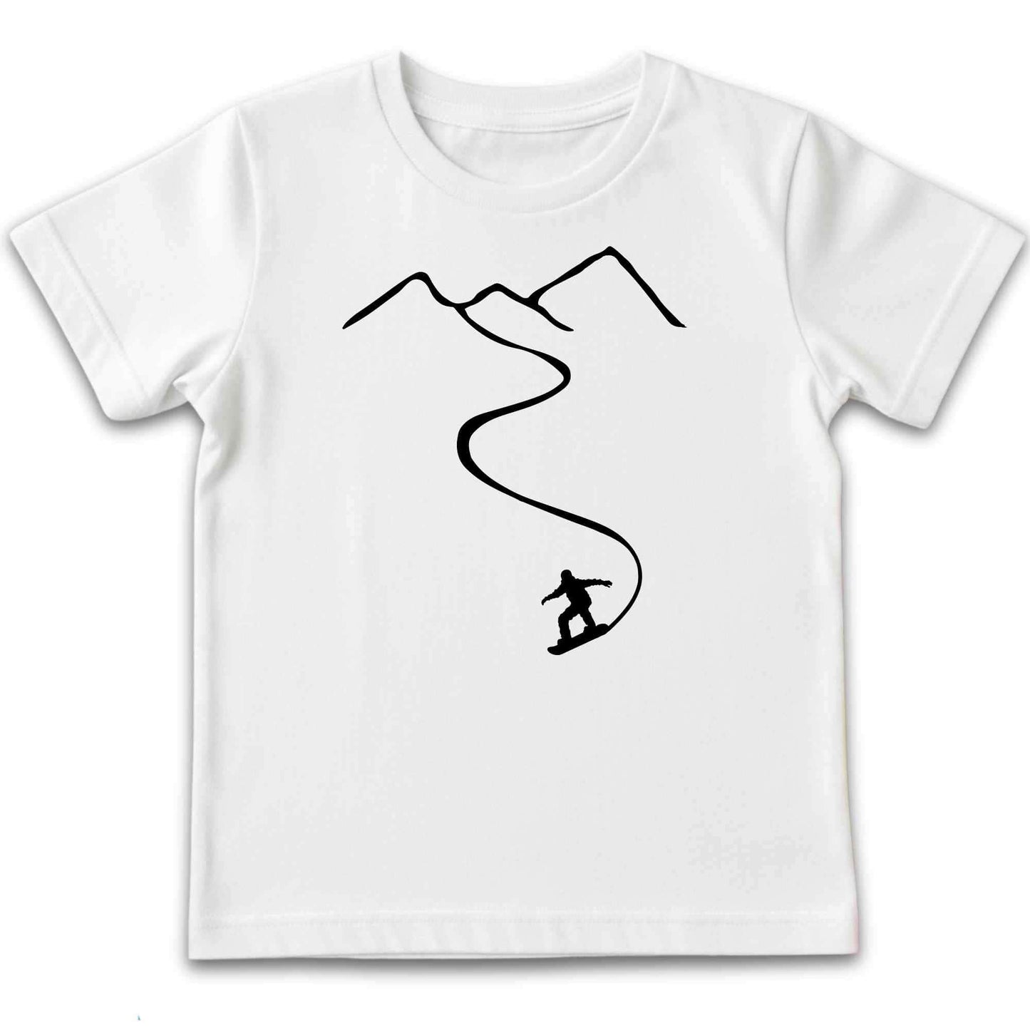 Snowboard Path Kids T-Shirt