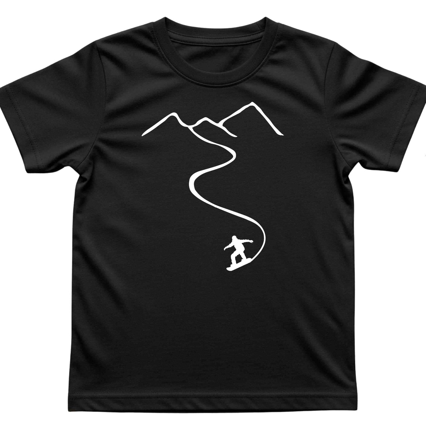 Snowboard Path Kids T-Shirt