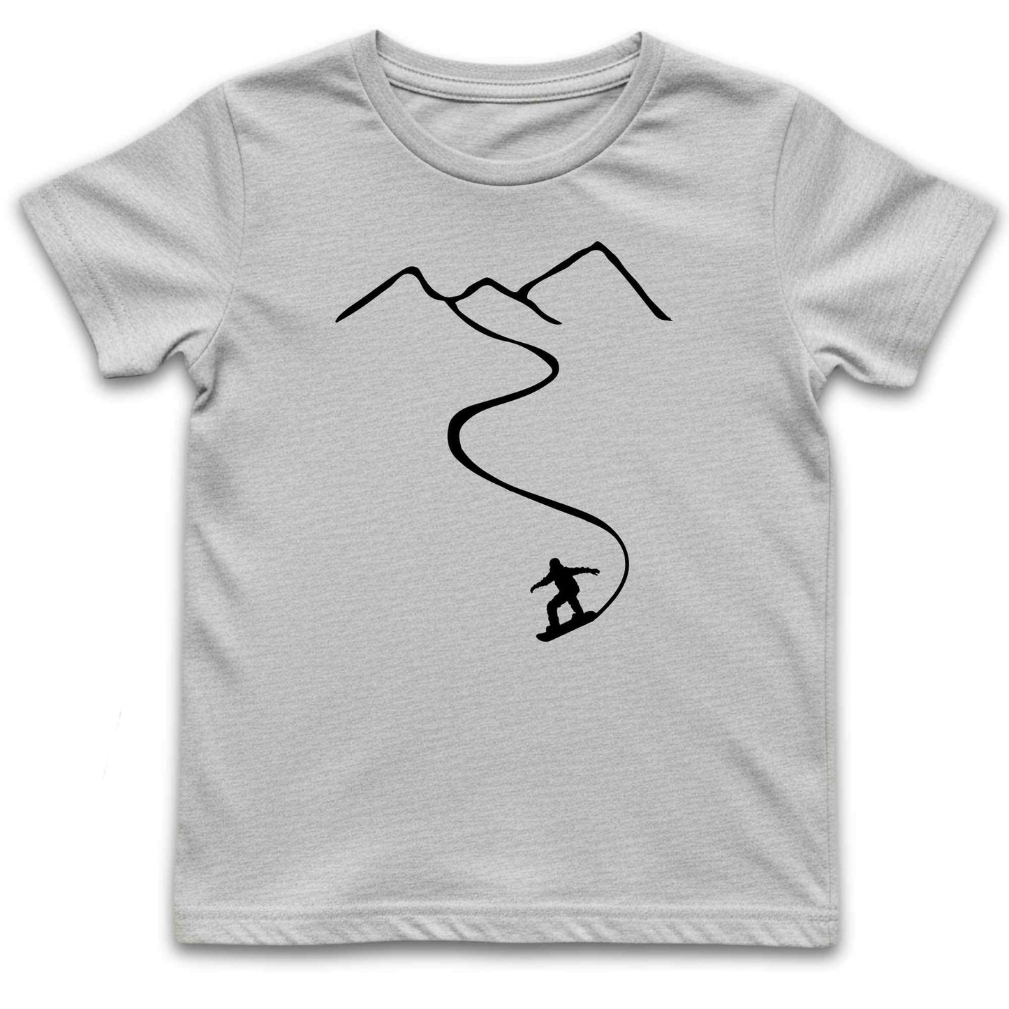 Snowboard Path Kids T-Shirt