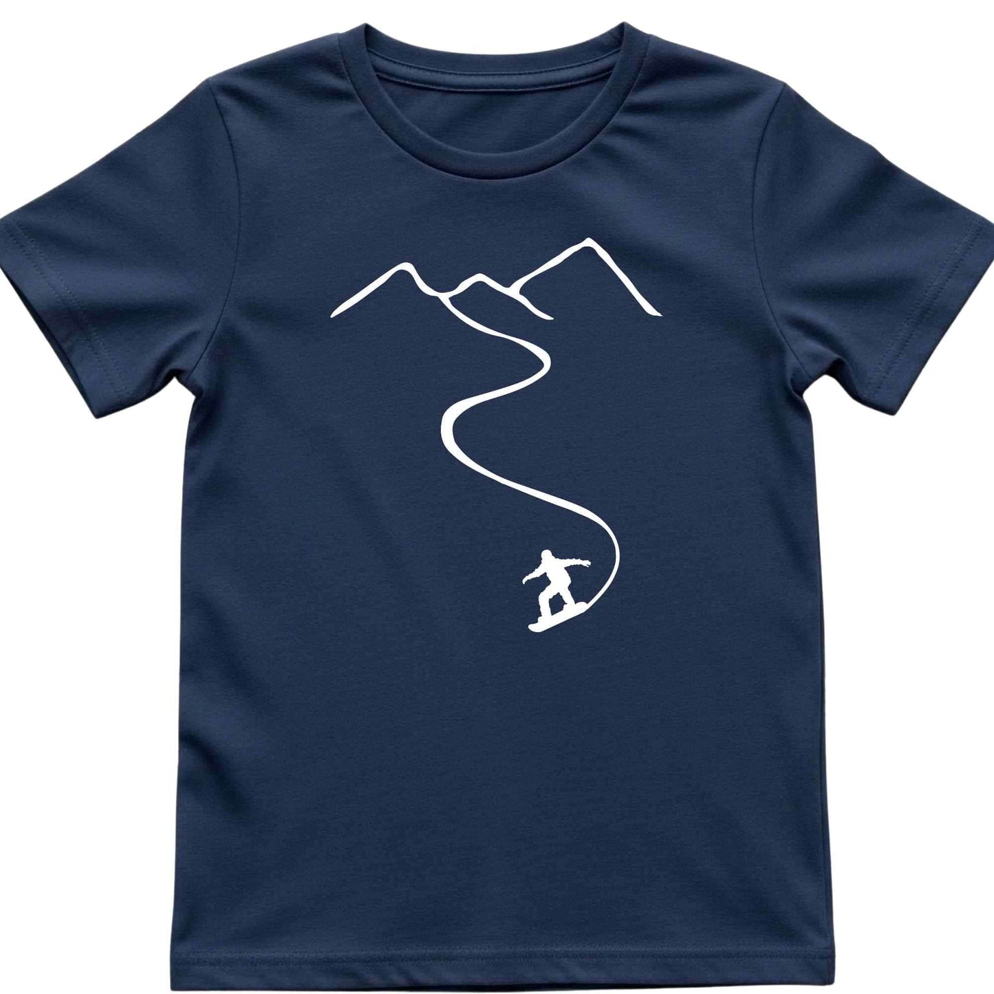 Snowboard Path Kids T-Shirt