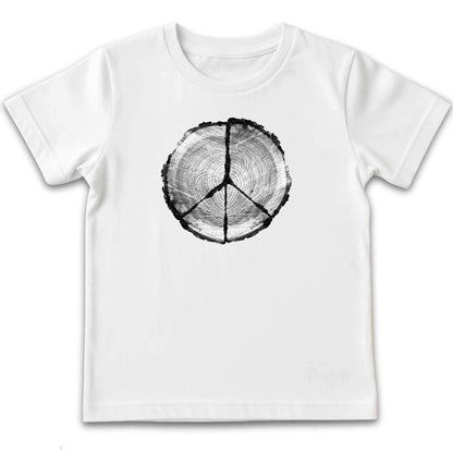 Peace Wood Kids T-Shirt