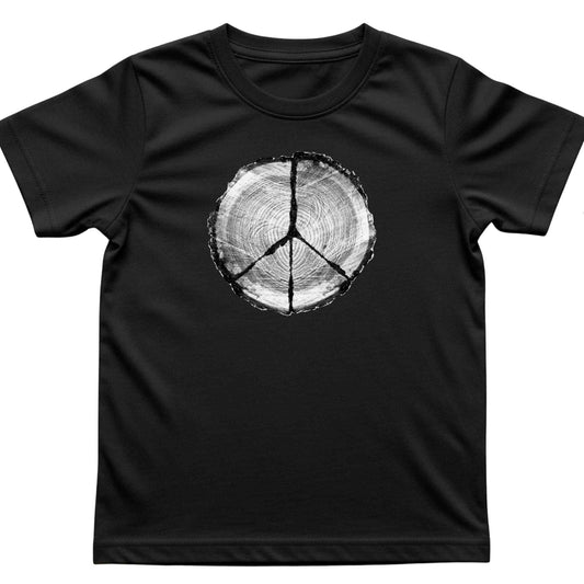 Peace Wood Kids T-Shirt