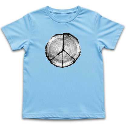 Peace Wood Kids T-Shirt