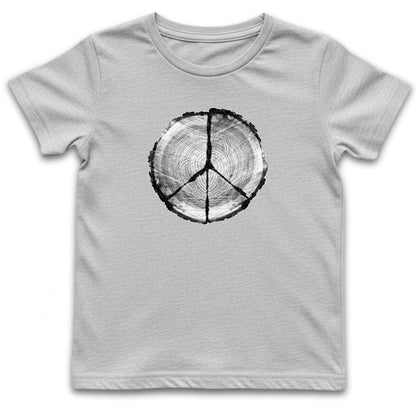 Peace Wood Kids T-Shirt