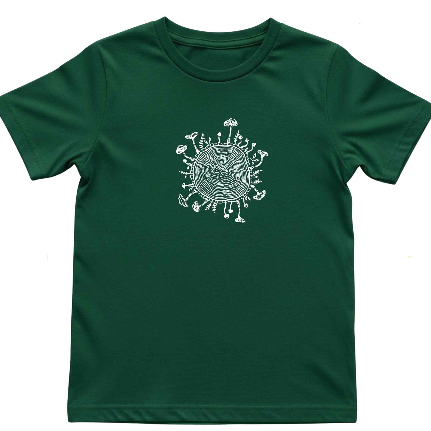 Trunk and Mushrooms Kids T-Shirt