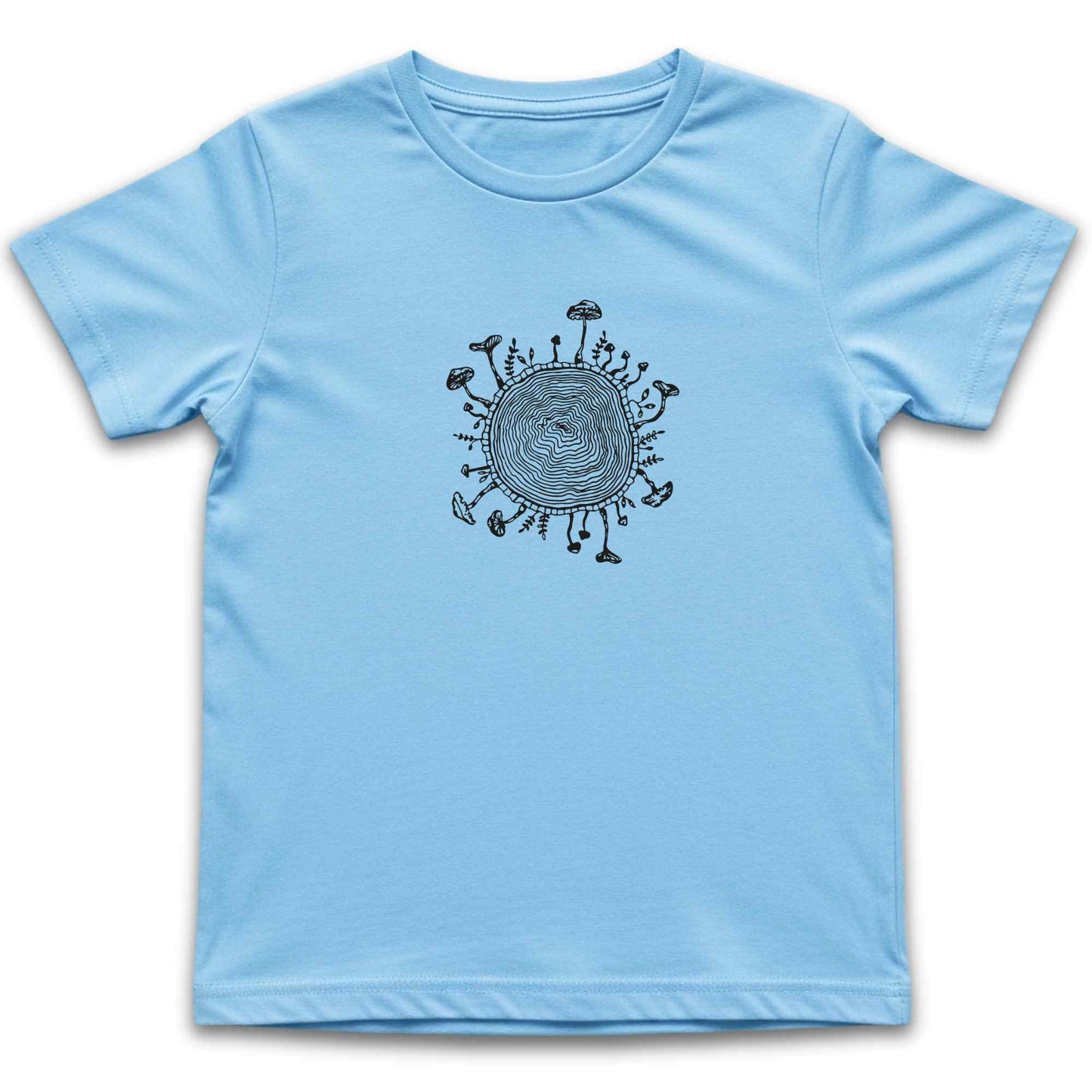 Trunk and Mushrooms Kids T-Shirt