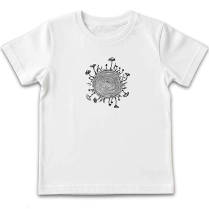 Trunk and Mushrooms Kids T-Shirt