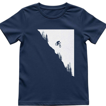 Mountain Bike Jump Kids T-Shirt