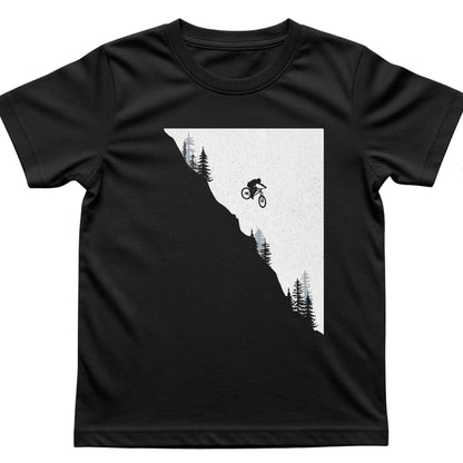 Mountain Bike Jump Kids T-Shirt