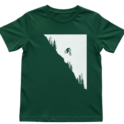 Mountain Bike Jump Kids T-Shirt