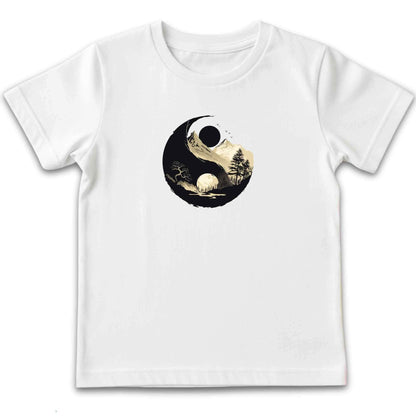 Nature Yin and Yang Kids T-Shirt