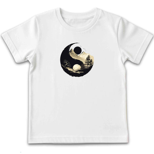 Nature Yin and Yang Kids T-Shirt