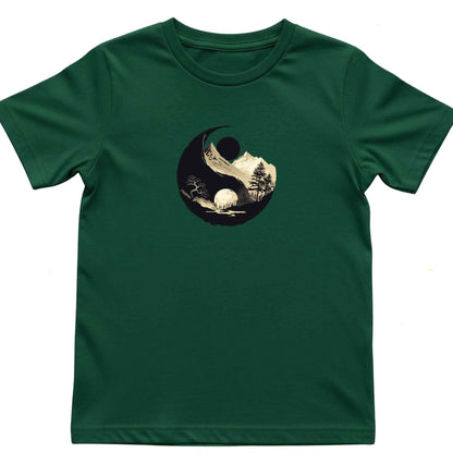 Nature Yin and Yang Kids T-Shirt