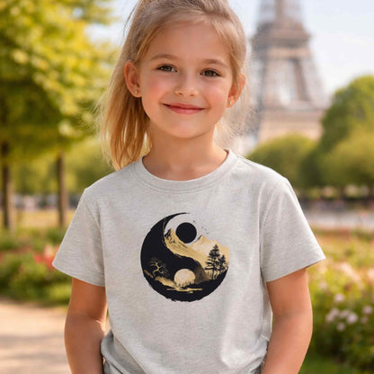 Nature Yin and Yang Kids T-Shirt