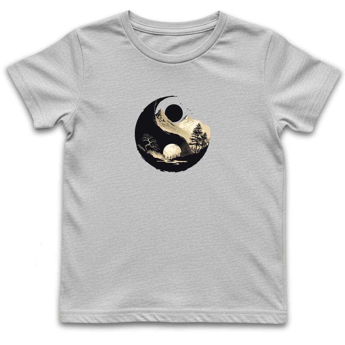 Nature Yin and Yang Kids T-Shirt