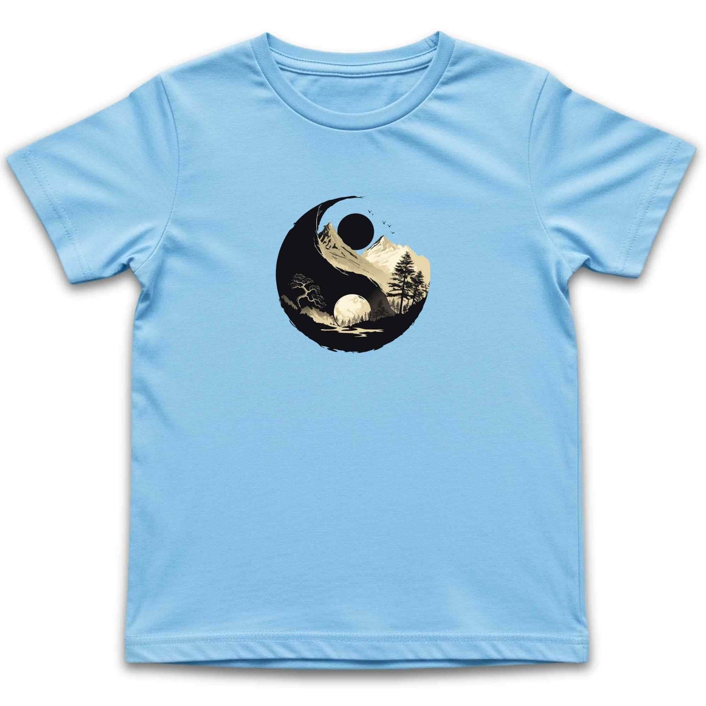Nature Yin and Yang Kids T-Shirt
