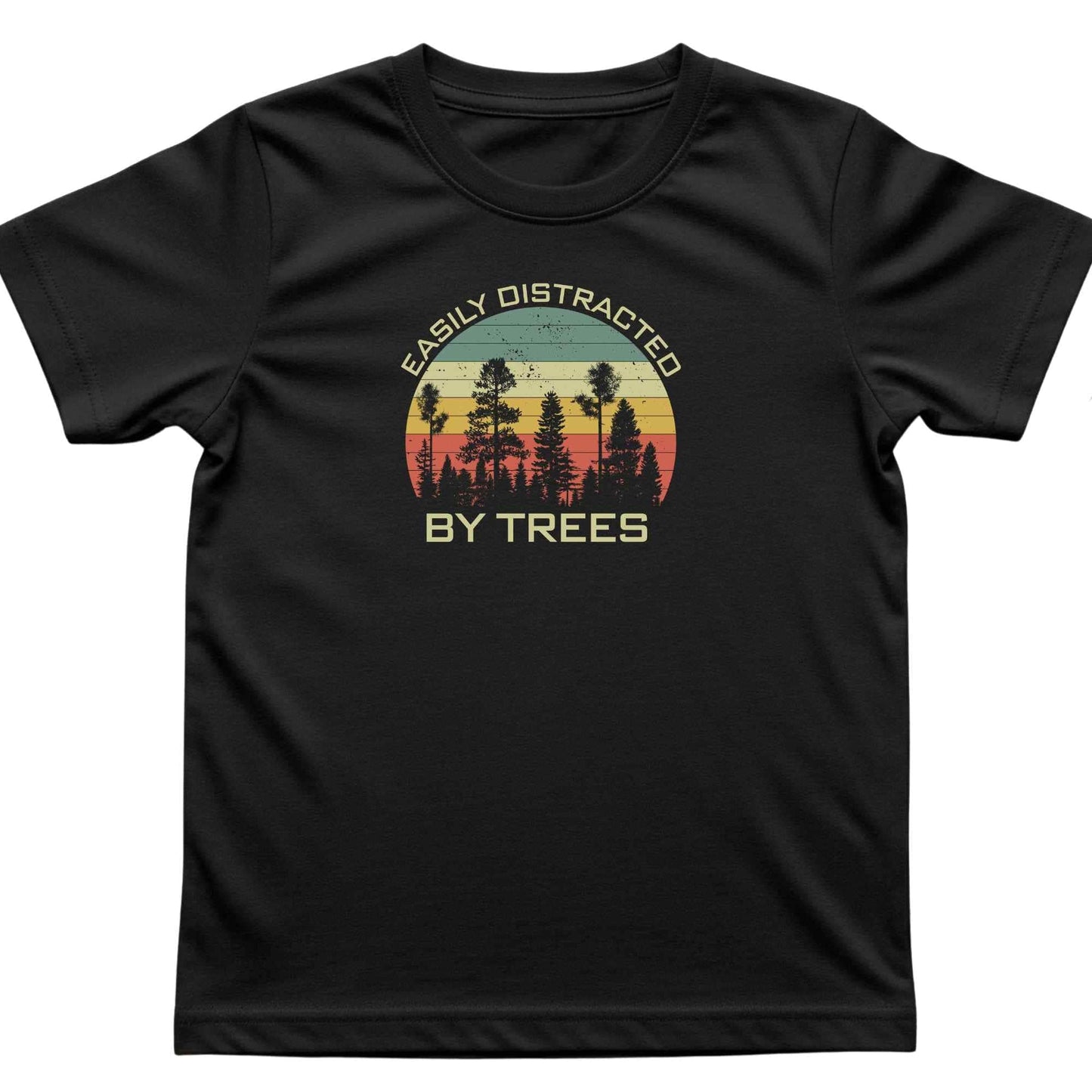 Easily Distracted By Trees Kids T-Shirt