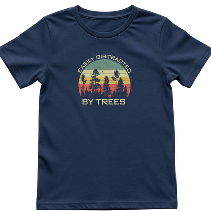 Easily Distracted By Trees Kids T-Shirt