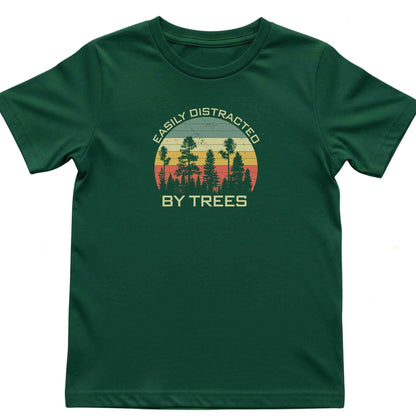 Easily Distracted By Trees Kids T-Shirt