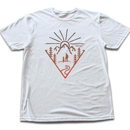 Man And Dog Triangle T-shirt