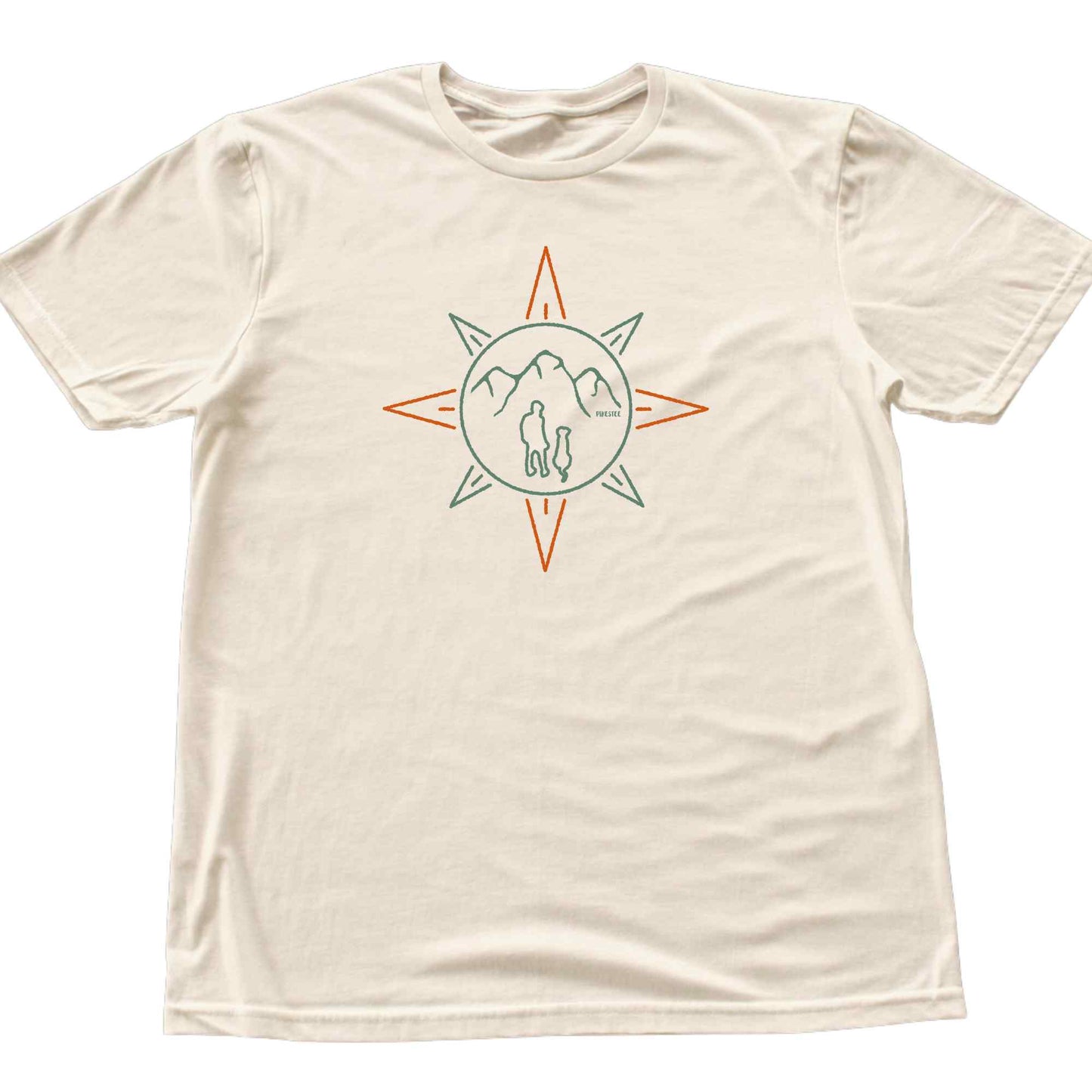 Man and Dog Compass T-shirt