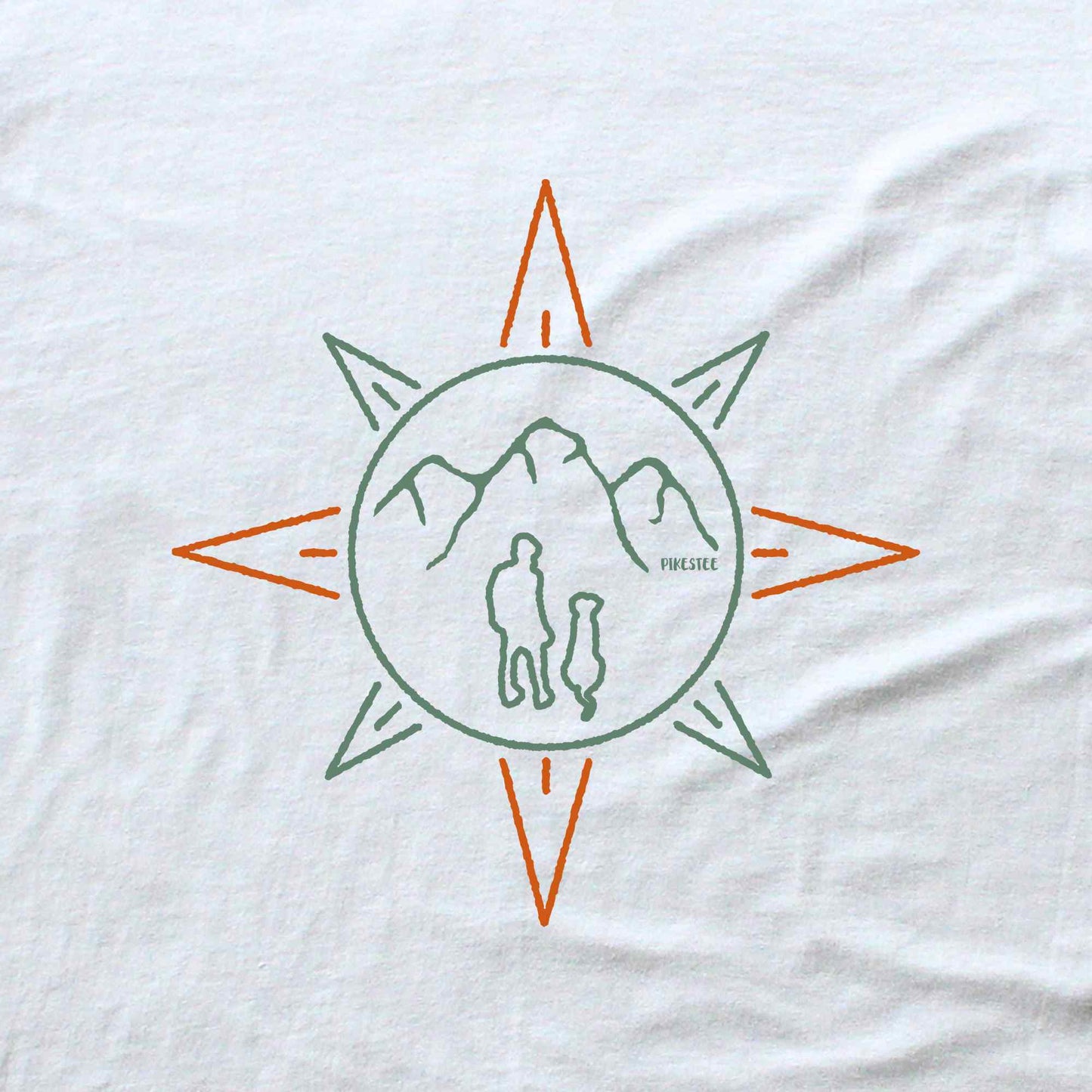 Man and Dog Compass T-shirt