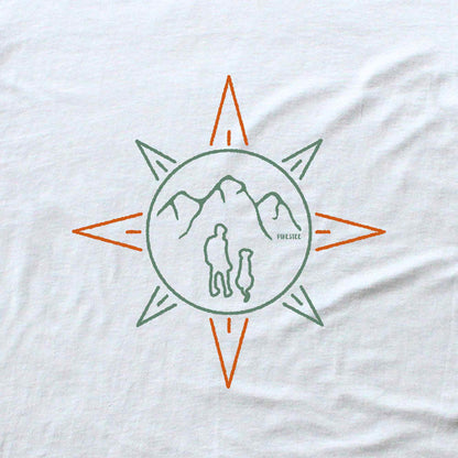 Man and Dog Compass T-shirt
