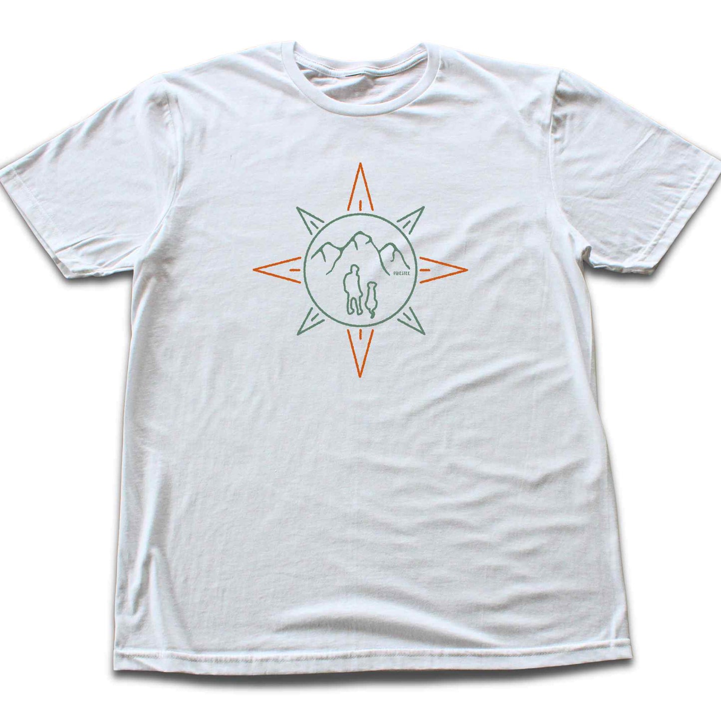 Man and Dog Compass T-shirt