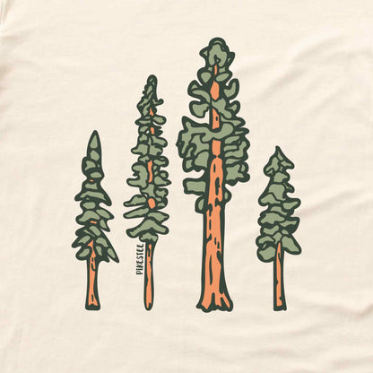 Line Of Tree Art T-shirt