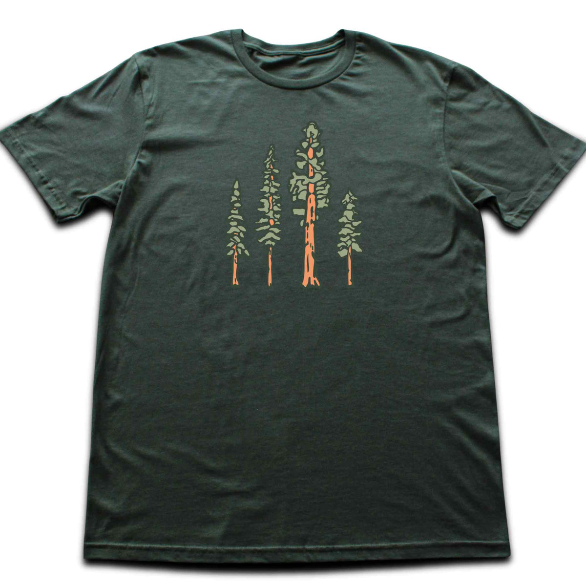 Line Of Tree Art T-shirt