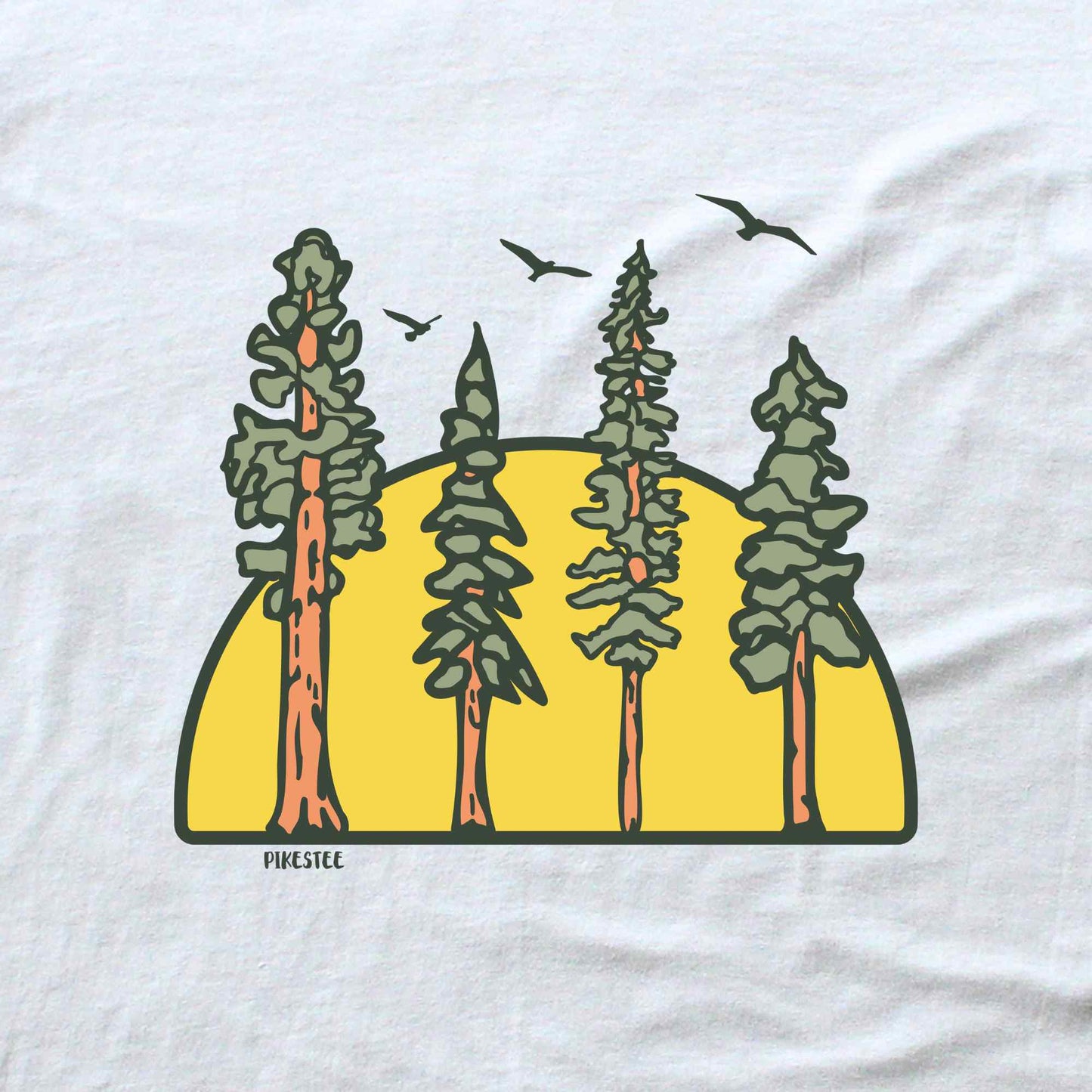 Sunset Forest Landscape T-shirt
