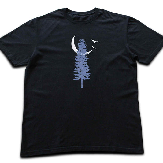 Lonely Tree Moon T-shirt