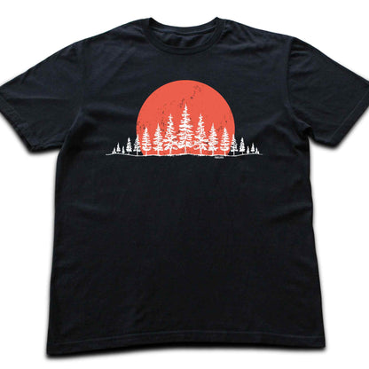Forest Line Sunset T-shirt