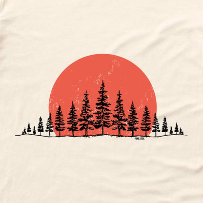 Forest Line Sunset T-shirt