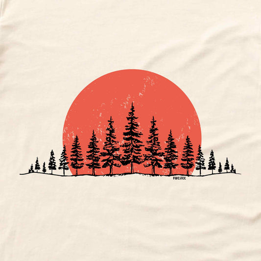 Forest Line Sunset T-shirt