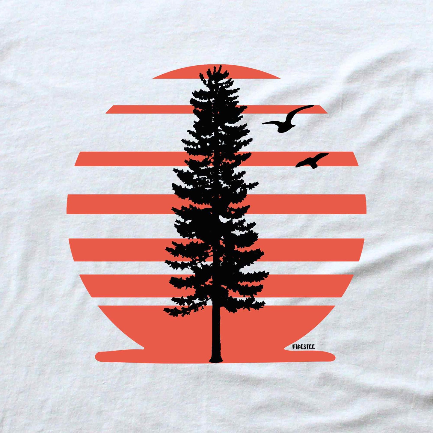 Lonely Tree Gradient T-shirt