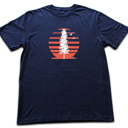 Lonely Tree Gradient T-shirt
