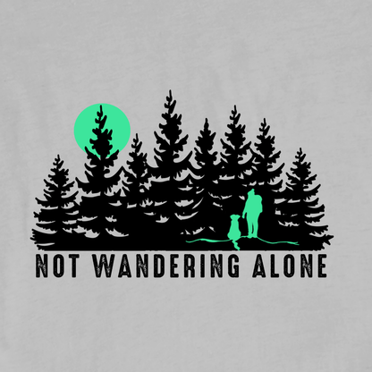 "Not Wandering Alone" graphic T-shirt