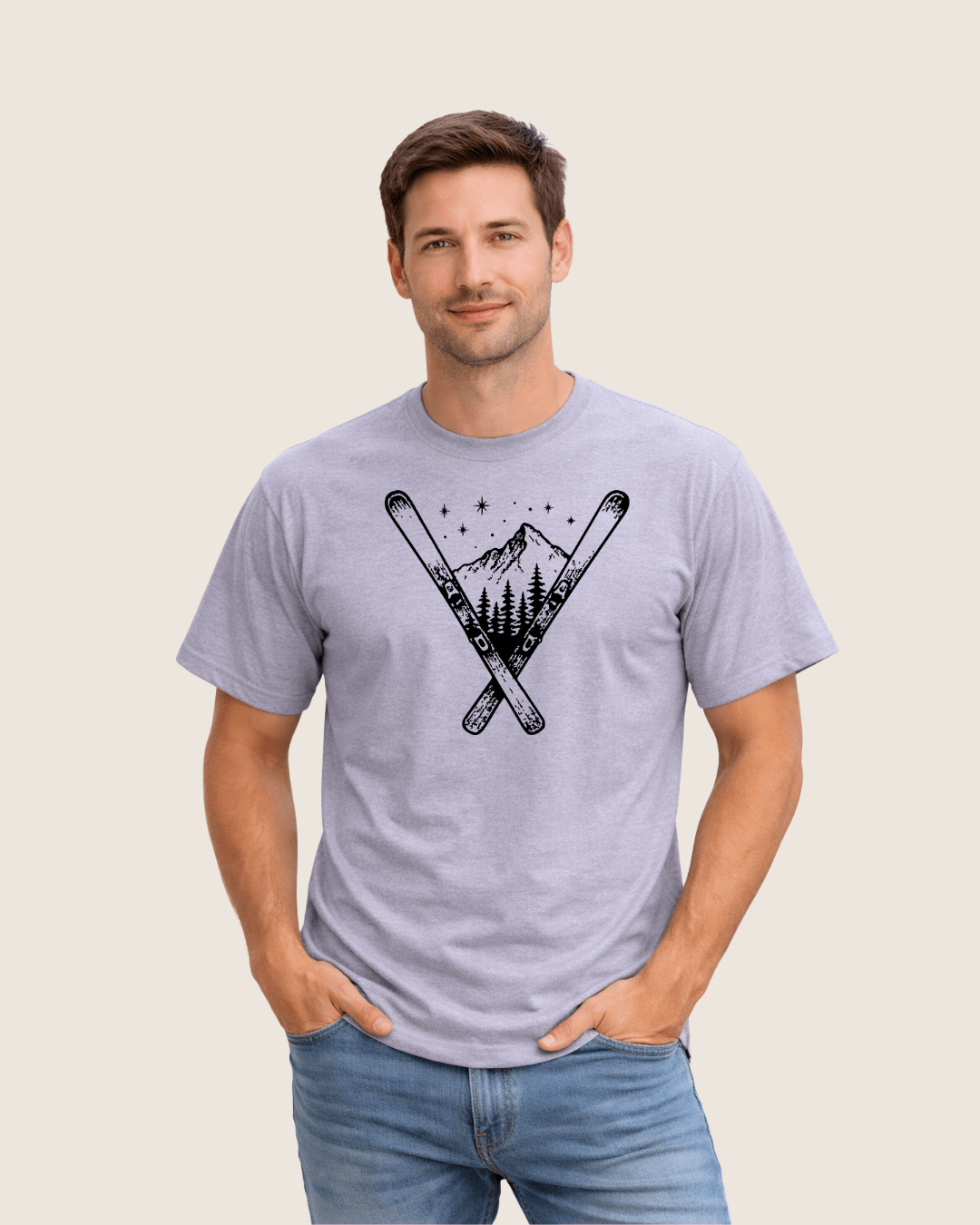 Ski Cross Landscape T-shirt