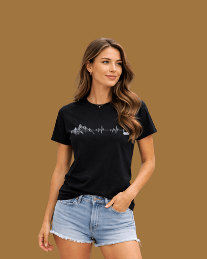 Mountain, then Beer T-shirt