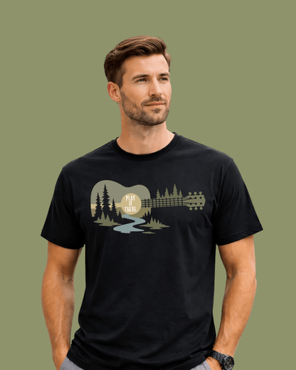 Play It There Guitar T-shirt