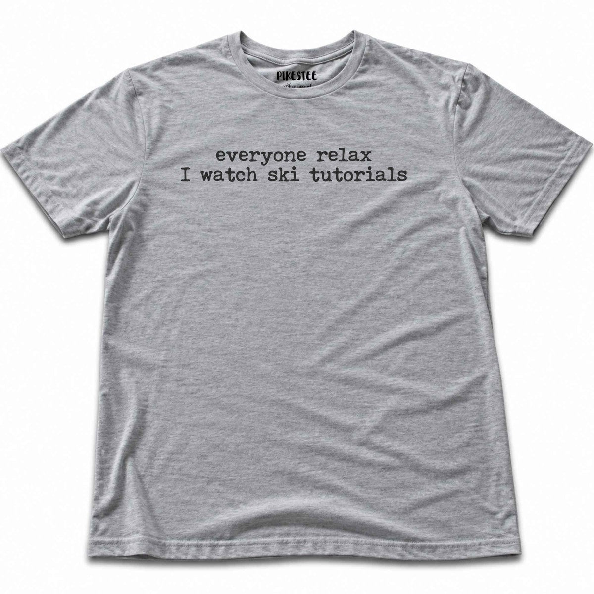 Everyone Relax Ski T-shirt - Sport Grey