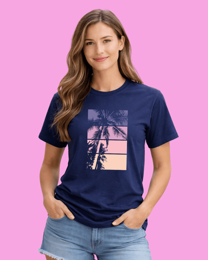 Palm Tree colors T-shirt