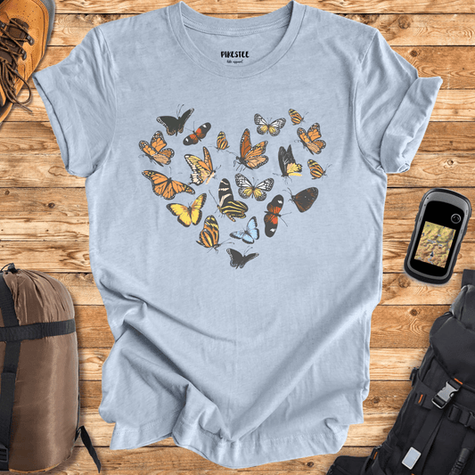 "Butterfly's Heart" graphic T-shirt