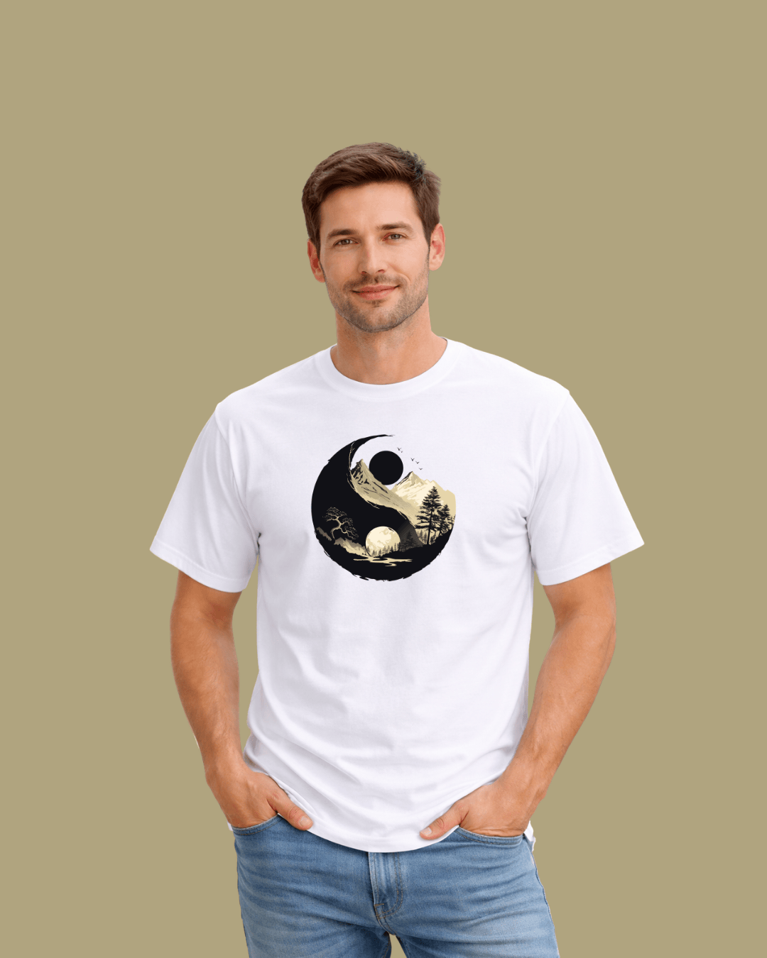 Nature Yin and Yang T-shirt
