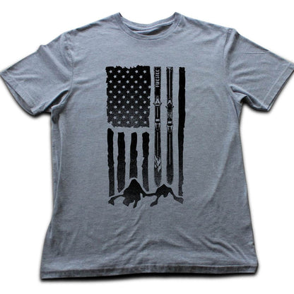 U S Aski Landscape T-shirt - Sport Grey